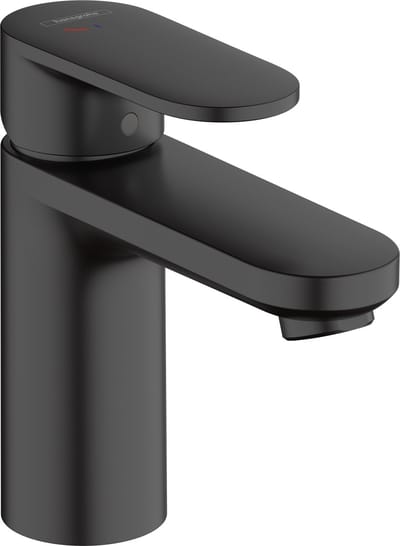 hansgrohe Vernis Blend - Wastafelmengkraan - Ééngreeps bediening - CoolStart energiebesparend - Zonder waste - 100mm maat - Mat Zwart