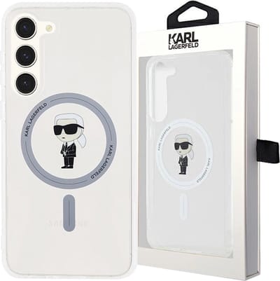Karl Lagerfeld IML Ikonik MagSafe case for Samsung Galaxy S23 - transparent