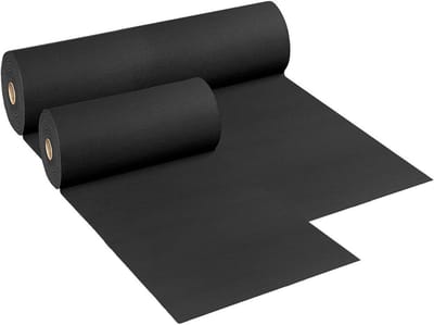 Tapijtloper - Loper Vloerkleed - Evenementen Aankleden - Antislip en Dradige Textuur - 100 x 1200 cm - Zwart
