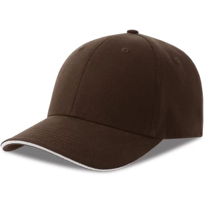 Atlantis Headwear Liberty Sandwich-S Cap AT684 - BROWN/WHITE - One size
