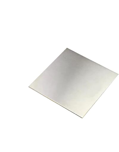 Roestvrijstalen Plaat - Metaal Paneel - Metaalbewerking Projecten - Corrosiebestendig Materiaal - 100x200mm - Zilverkleurig