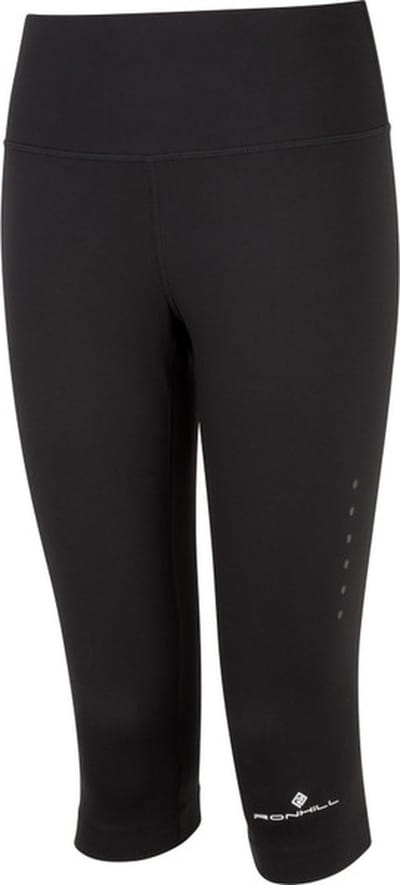 Ronhill Core Capri Dames - Sportbroeken - zwart/wit - Vrouwen - XS