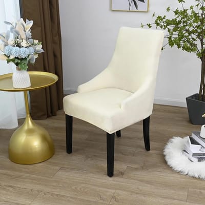 Nordische Schuine Stoelhoes Hoge Rug Fauteuilhoes Elastisch Comfortabele Accent Woonkamer Stoelhoezen Kantoor Hotel Huisfeest 1Pc