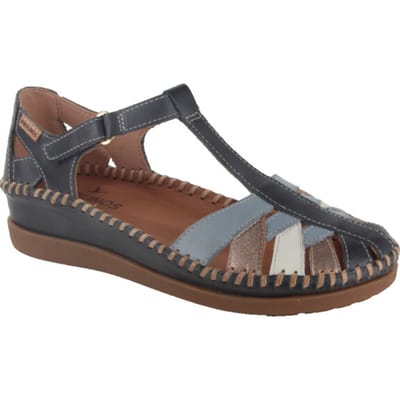 Pikolinos - CADAQUES W8K-0705C1 - Platte sandalenDames Sandalen - Kleur: Blauw - Maat: 40