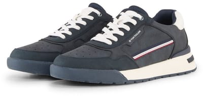 Tom Tailor - Sneakers van imitatieleer - Maat 40 - navy