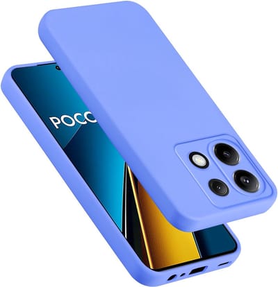 Cadorabo Hoesje geschikt voor Xiaomi Poco X6 in LIQUID LICHT PAARS - Beschermhoes gemaakt van flexibel TPU silicone Case Cover