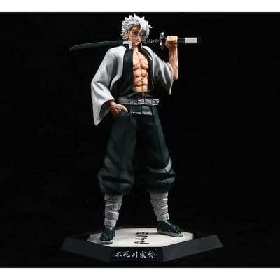 30cm Demon Slayer Figuren Hantengu Anime Figuur Himejima Gyoumei Beeldje Kimetsu No Yaiba Tomiokagiyuu Standbeeld Gk Pvc Speelgoed Cadeau roze