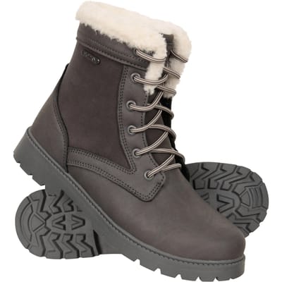 Mountain Warehouse Dames/Dames Thermische Waterdichte Enkellaarzen (Houtskool)