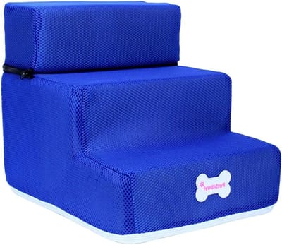 Huisdier Trap - Honden Katten Ladder - Hulp bij Klimmen - Verlicht Gewrichtspijn - 35x30x30 cm - Diepblauw