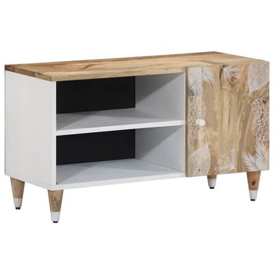 vidaXL - Tv-meubel - 80x31,5x46 - cm - massief - mangohout