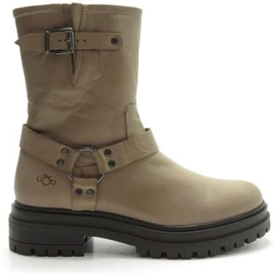 AQA Shoes - A8645 - Laarsjes - Kleur: Taupe - Maat: 38