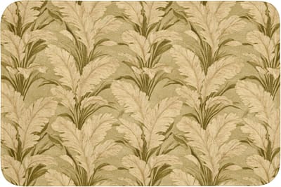 Badmat 90x60 cm - Antislip - Palmbladeren - Klassiek - Groen - Badmatten voor badkamer - Badkamermat - Douchemat - Badkamer mat