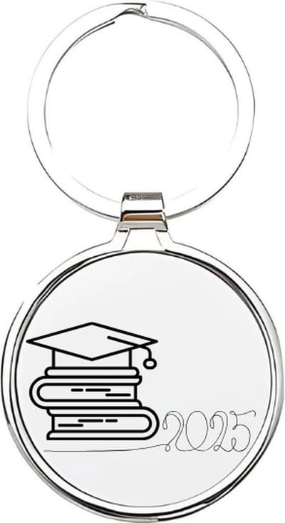 Akyol - gefeliciteerd met je diploma Sleutelhanger - Diploma - geslaagden - geslaagde - diploma - diploma uitreiking - certificaat behaald - gefeliciteerd met je diploma - afgestudeerd - 4 x 7,5 CM