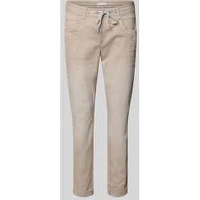 Tom Tailor - Tapered relaxed broek - Maat 40/28 - soft taupe grey