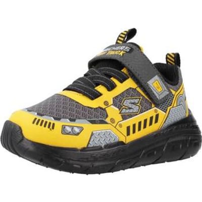 Skechers Skech Tracks Jongens Sneakers - Grijs/Geel