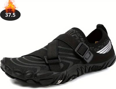 Livano Waterschoenen Voor Kinderen & Volwassenen - Aqua Shoes - Aquaschoenen - Afzwemschoenen - Zwemles Schoenen - Zwart - 37.5