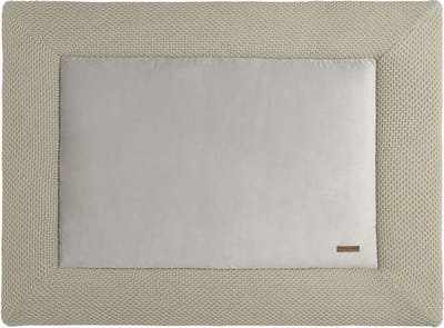 Baby's Only Gebreid boxkleed Flavor - Parklegger - Speelkleed - Olive - 75x95 cm - Extra dik - Boxmatras - Tweezijdig te gebruiken