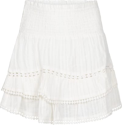 Ai&Ko Billi Lurex Co 503 G Meisjes - Korte rok - Wit - Maat 152