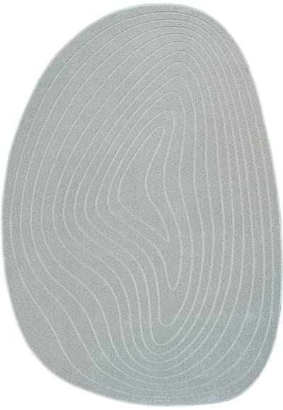 Rugsman Livorno Pebble 2121 Vloerkleed - 200 x 290 cm - Grijs - Organisch - Polyester, Polypropylene - Eetkamer, Woonkamer - Effen - Modern