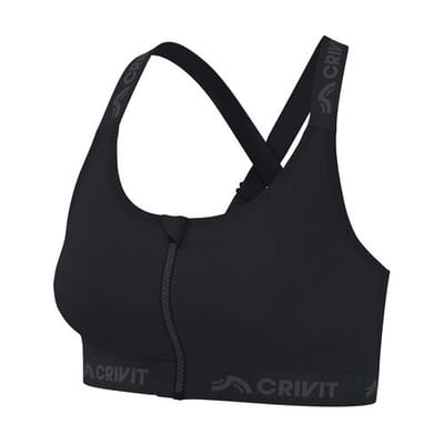 CRIVIT Dames sport-bh (Zwart, XS (32/34))
