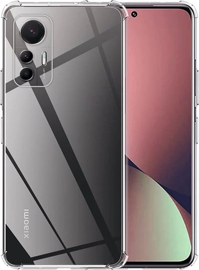 Hoesje geschikt voor Xiaomi 12 Lite - Clear Anti Shock Hybrid Armor Case Siliconen Back Cover Hoes Transparant