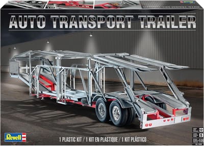 Revell Modelbouwpakket - 11509 Auto Transport Trailer Aanhanger - Voor 6 auto's - Modelbouw Set - 1:24 en 1:25