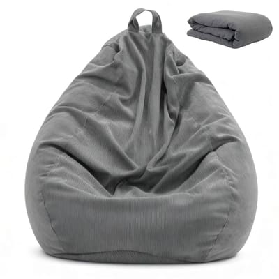 Dailygoods- Zitzak Volwassenen - XL Zitzak 110 x 120 cm - Zitzak Kinderen - Zitzak Buiten - Waterdicht - Afneembare Hoes - Beanbag