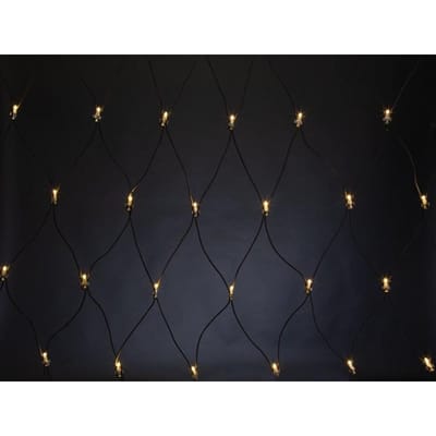 Vellight SUBRA lichtnet 2x2 m, warmwit, energiezuinig & geschikt voor binnen en buiten, ideaal voor feesten, decoratie en kerst