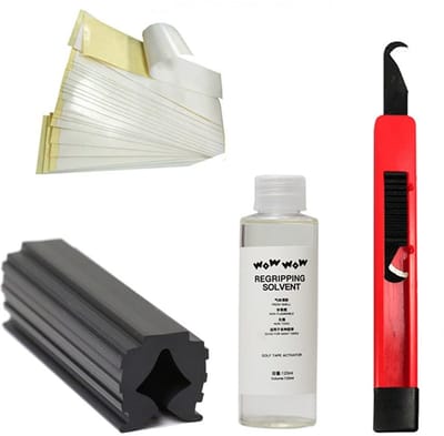 Dailygoody - Golf Grip Kits - Golf Regripping - Professionele gripset voor clubs - Inclusief tape en mes - Voor alle golfclubs