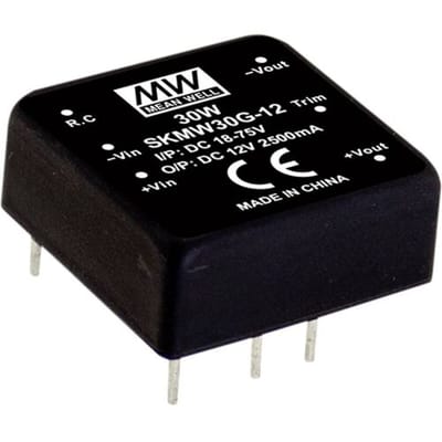 MEAN WELL SKMW30G-15 DC/DC-converter 2 A 30 W Aantal uitgangen: 1 x Inhoud 1 stuk(s)