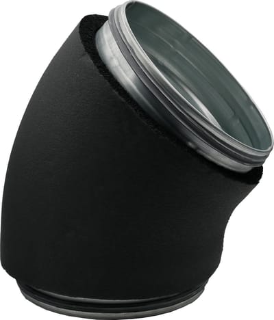 AIR Spiralo KEN-LOK Geïsoleerd Bocht rond luchtkanaal 160mm - 45 graden - GBDI4.016K