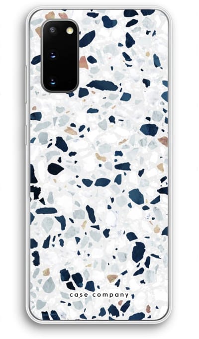 Case Company® - Hoesje geschikt voor Samsung Galaxy S20 hoesje - Terrazzo N°1 - Soft Cover Telefoonhoesje - Bescherming aan alle Kanten en Schermrand