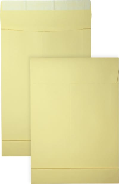 Monsterzak Enveloppen - C4 - A4 - 229 x 324 x 38 mm - Geel - 10 stuks - Zelfklevend met plakstrip - 170 Gram - DULA