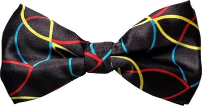 Fako Fashion - Vlinderstrik - Vlinderdas - Strik - Print - 12cm - Gekleurde Strepen