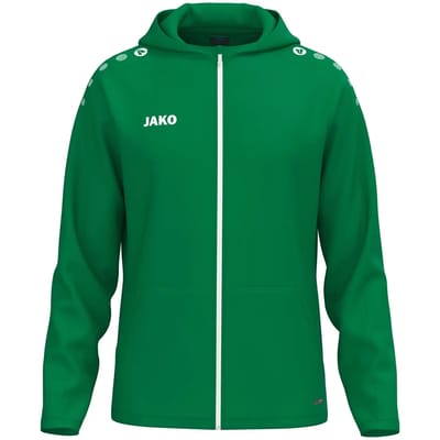 Jako One Jas Met Kap Kinderen - Sportgroen | Maat: 128