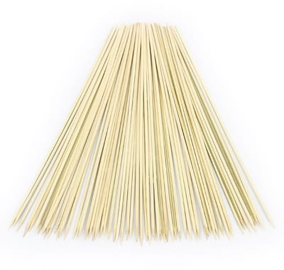 Houten suikerspin stokjes - naturel - 30 cm - 300 stuks