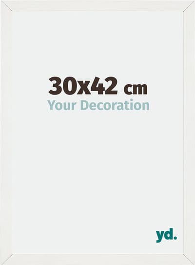Your Decoration - Fotolijst 30x42 cm - MDF - Wit Geveegd - Mura