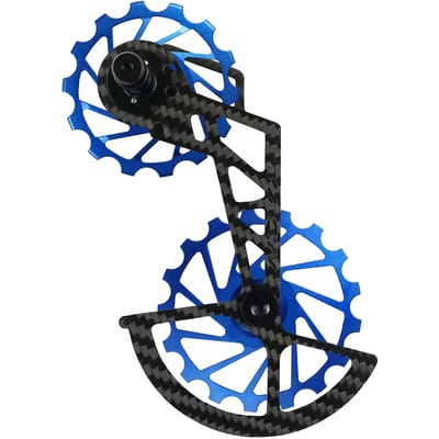 Novaride Carbon Ceramic Derailleur Cage Shimano 12speed Blauw