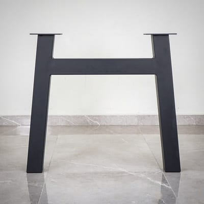 Seart Group - Tafelpoot Staal - 79x71 cm - Zwart - Modern Industrieel