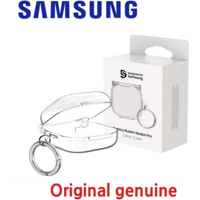 Samsung Originele Galaxy Buds 4/Buds 4 PRO Harde Case Transparante Sleutelhanger Hard Case Clear(1ea) white