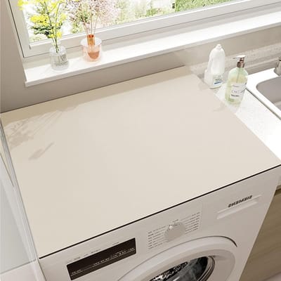 Wasmachine Droger Topmat - Apparaat Beschermer - Huishoudelijk Gebruik - Snel Absorberend - 50 x 60 cm - Eff eenkleurig