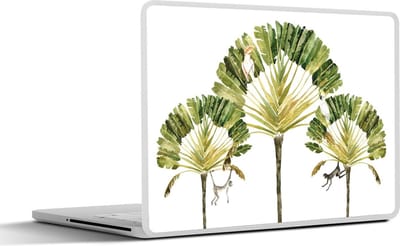 Laptop sticker - 12.3 inch - Jungle - Kaketoe - Boom - 30x22cm - Laptopstickers - Laptop skin - Cover