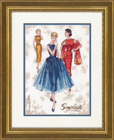 Dimensions Simplicity Vintage - Borduurpakket - 23 x 30 - DIY pakket volwassenen