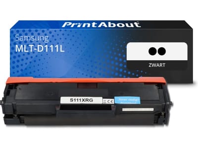 PrintAbout huismerk Toner MLT-D111L (SU799A) Zwart Multipack Hoge capaciteit Geschikt voor Samsung