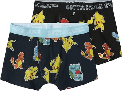 NAME IT NKMASGAR POKEMON 2P BOXER NOOS SKY Jongens Onderbroek - Maat 158/164