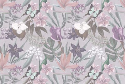 Fotobehang orchid garden3 DD111011 Livingwalls Walls by Patel | 3D Fotobehang