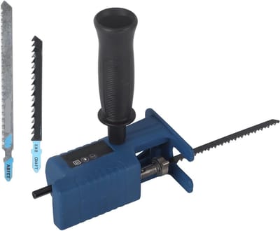 Reciprocating Zaag Adapter - Elektrische Zaag Omvormer - Hout Metaal Zagen - Duurzaam Plastic Metaal - 0.38 Kilogram - Grijs