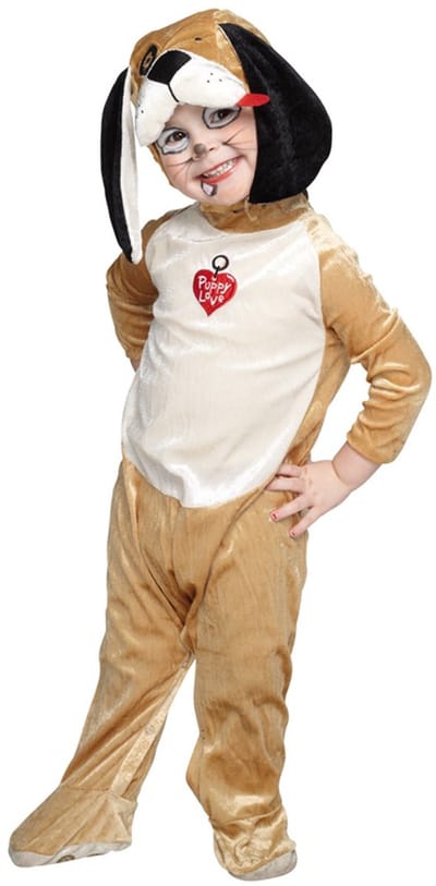 Rubie's Verkleedkostuum Baby Hondje Junior Maat 80 Bruin/crème