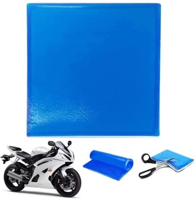 Comfortabel Motorfiets Zadel Gel Pad 25x25x1cm - Schokabsorptie en Zacht Gel Kussen voor Motoren