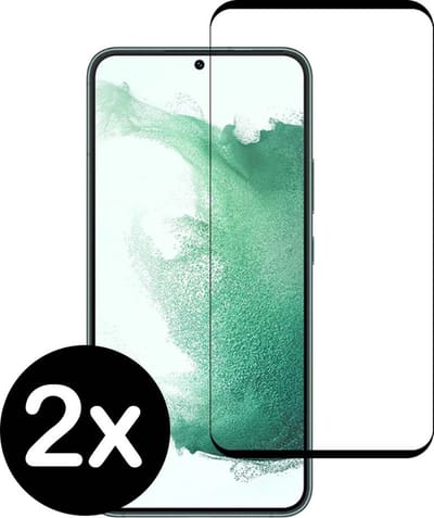 Smartphonica Screenprotector voor Samsung Galaxy S22 van glas - 2 stuks geschikt voor Samsung Galaxy S22